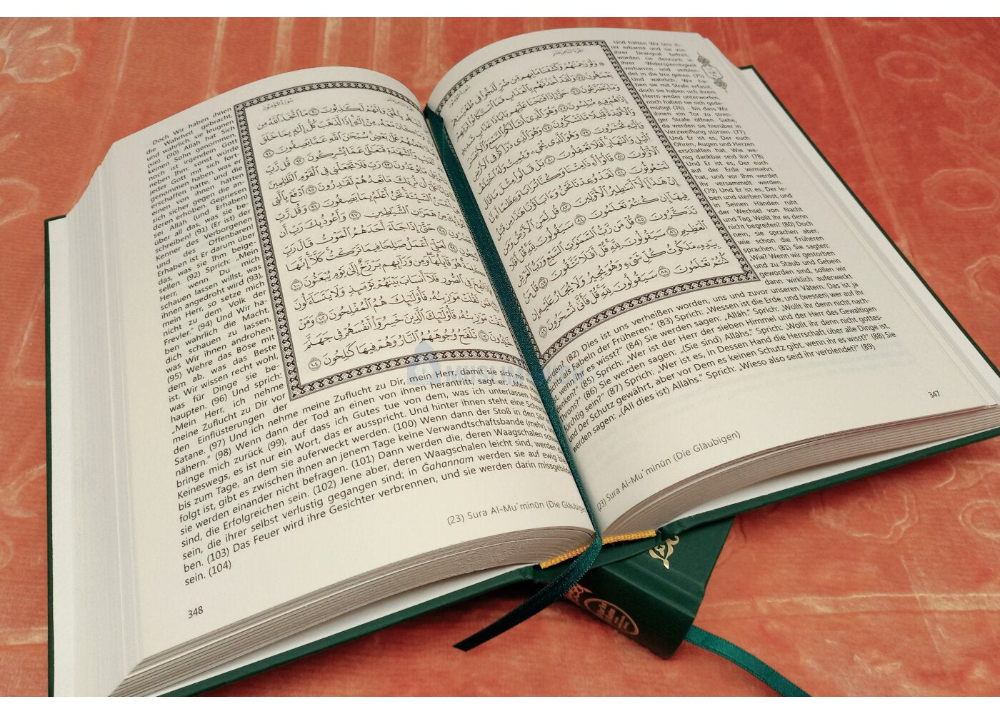 القرآن الكريم مترجم للغة الألمانية- Al-Qur'an Al-Karim und seine ungefähre deutsche Bedeutung